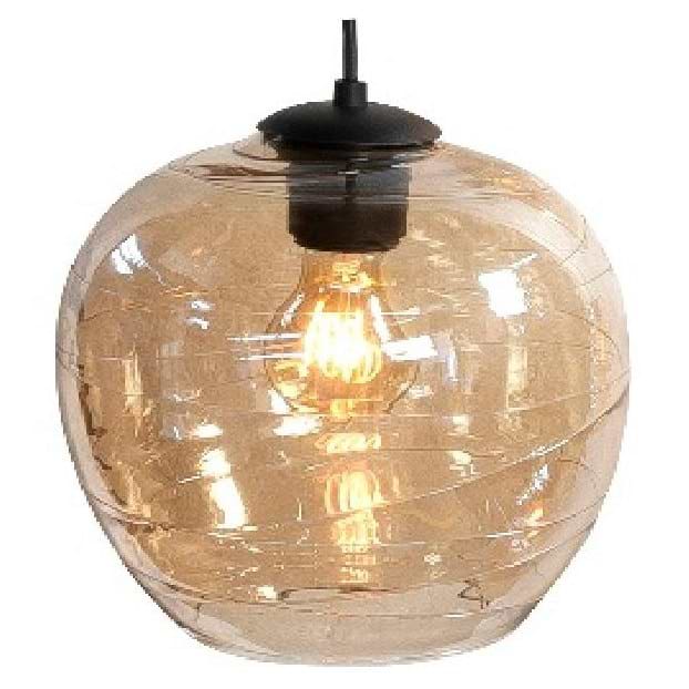 Glas Fantasy Apple Amber 21 cm - G204028