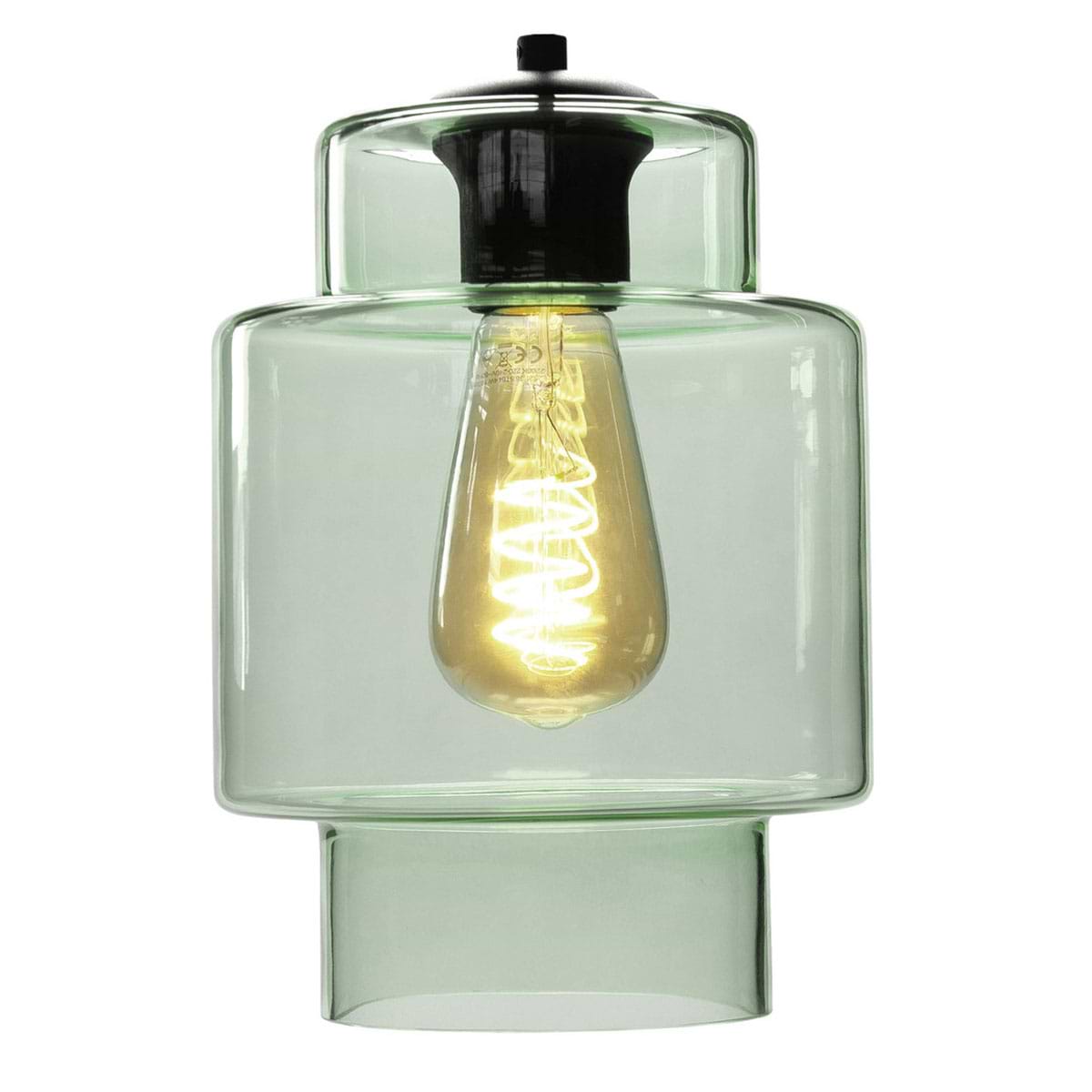 Glas Fantasy Moderno -  Los glas licht groen -  Dit glas is geschikt voor een E27 fitting -  In de glas serie van HIGH LIGHT bevinden zich diverse vormen van dit licht roze glas -  Qua tinten heeft u de keuze per variant uit Smoke (transparant zwart) - licht roze - licht groen - licht geel en licht blauw -  In onze webshop vindt u bij hanglampen diverse armaturen zonder kappen waar deze glazen prachtig op passen (zoek bijvoorbeeld in de categorie Hanglampen op High Light) -  En voor sfeervolle E27 LED lichtbronnen moet u zeker ook even in de categorie LED lichtbronnen kijken -  G2049 - 07