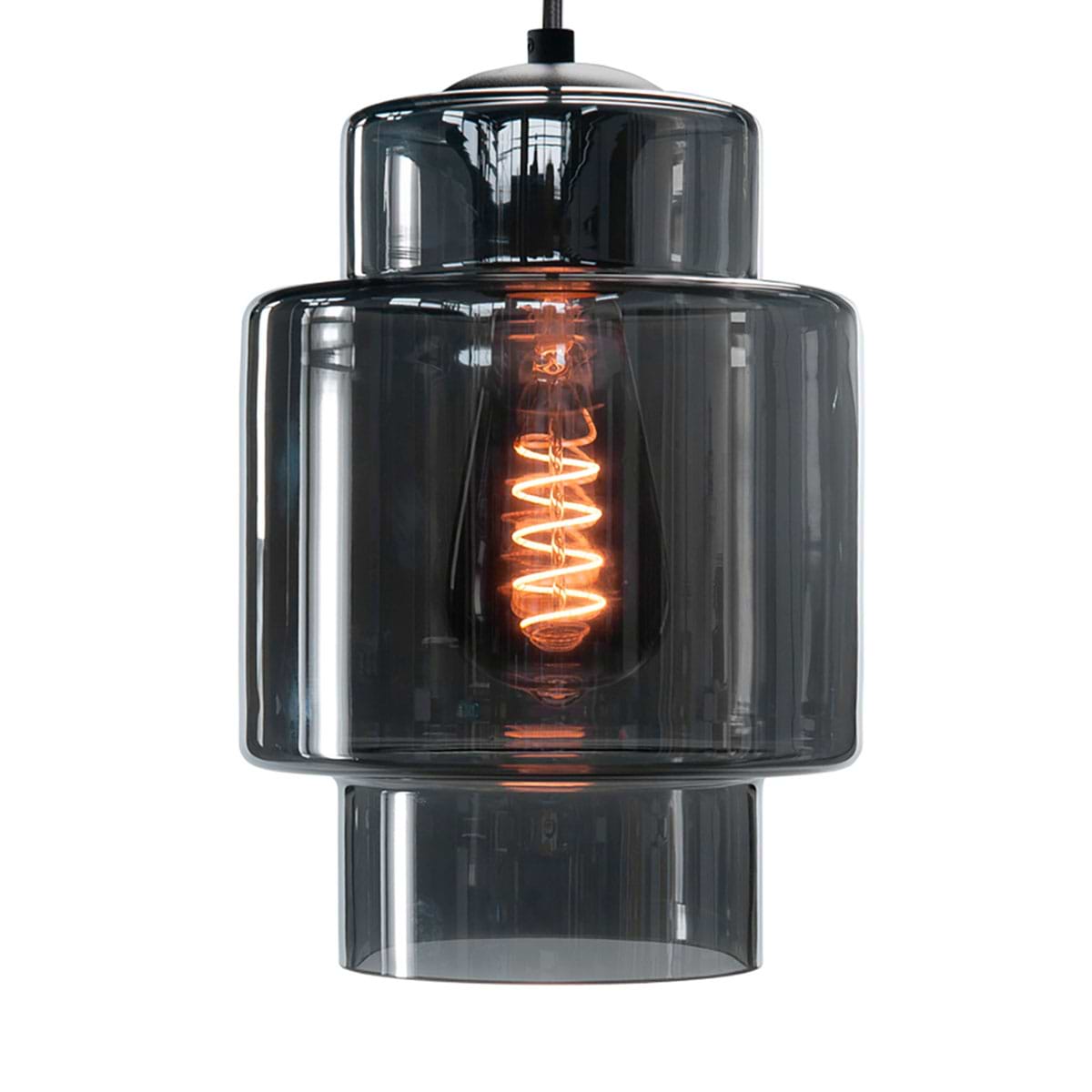 Glas Fantasy Moderno -  Los glas Smoke -  Dit glas is geschikt voor een E27 fitting -  In de glas serie van HIGH LIGHT bevinden zich diverse vormen van dit licht roze glas -  Qua tinten heeft u de keuze per variant uit Smoke (transparant zwart) - licht roze - licht groen - licht geel en licht blauw -  In onze webshop vindt u bij hanglampen diverse armaturen zonder kappen waar deze glazen prachtig op passen (zoek bijvoorbeeld in de categorie Hanglampen op High Light) -  En voor sfeervolle E27 LED lichtbronnen moet u zeker ook even in de categorie LED lichtbronnen kijken -  G2049 - 19