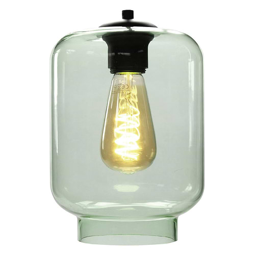 Glas Fantasy Vaso -  Los glas licht groen -  Dit glas is geschikt voor een E27 fitting -  In de glas serie van HIGH LIGHT bevinden zich diverse vormen van dit licht roze glas -  Qua tinten heeft u de keuze per variant uit Smoke (transparant zwart) - licht roze - licht groen - licht geel en licht blauw -  In onze webshop vindt u bij hanglampen diverse armaturen zonder kappen waar deze glazen prachtig op passen (zoek bijvoorbeeld in de categorie Hanglampen op High Light) -  En voor sfeervolle E27 LED lichtbronnen moet u zeker ook even in de categorie LED lichtbronnen kijken -  G2048 - 07
