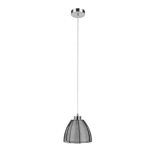 Hanglamp Whires E27 klein Zwart Alu - Serie Whires - Hanglamp - High Light - H514501