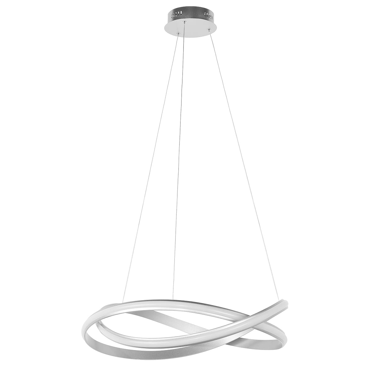 Hanglamp Waves XL 45W LED 2700K Zilver dimbaar - Serie Waves - Hanglamp - High Light - H557931