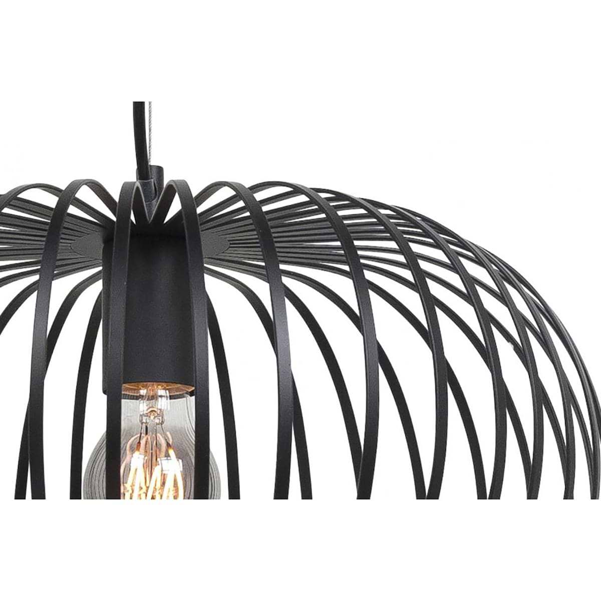 Hanglamp Bolato E27  50 cm -  Zwart - Serie Bolato - High Light - H586001