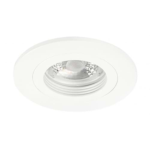 Inbouwspot Fix mat wit - 55 mm -  De Fix serie spots van High Light schijnen naar beneden en zijn niet kantelbaar -  De inbouwspots kenmerken zich door de strakke ronde vorm -  De fitting is GU10 LED -  De spot wordt geleverd zonder lichtbron - maar deze is er gemakkelijk in te draaien dankzij de GU10 lamphouder (inclusief) -  In de spot passen vervangbare GU10 lichtbronnen van maximaal 35 Watt - LED -  De spot is ook dimbaar te maken met een externe wanddimmer (exclusief) -  In de Fix serie bevinden zich zwarte - witte en aluminium plafond inbouwspots -  S7815 - 00