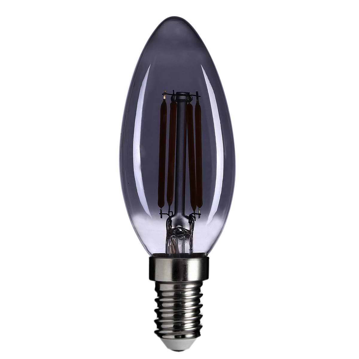 Kaarslamp LED Filament 4W Smoke dimbaar E14 - Serie Led - LED lamp - LED peer - High Light - L251019