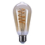Edison St - 64 LED  4W Filament Amber dimbaar E27 - Serie Edison LED - LED lamp - LED peer - High Light - L252136