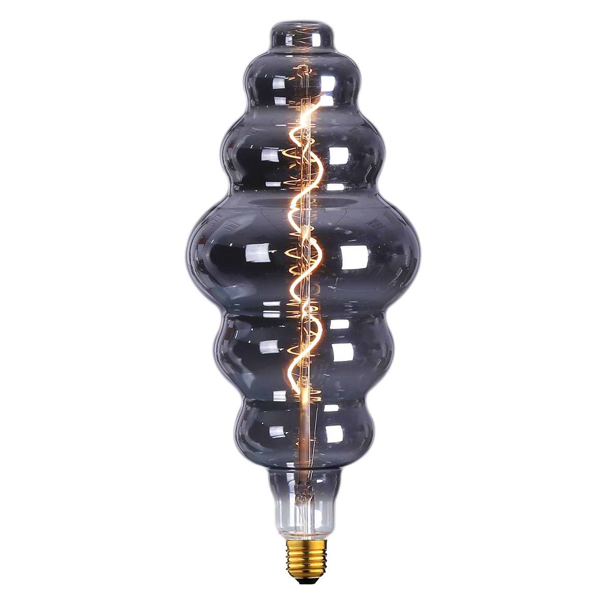 Maxi - wokkel CS200 LED 6W Spiral Smoke dimbaar E27 - Serie Maxi LED - LED lamp - LED peer - High Light - L252619