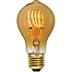 LED spiraal 9W DIM lamp - voor standaardlamp E27 fitting - 9 Watt - Amber -  Duurzaam - decoratief en dimbaar met LED dimmer -  Kelvin 2700 - Lumen 810 -  HIGH LIGHT -  Deze LED lichtbron is ook verkrijgbaar in de kleur Smoke -  Ten opzichte van Smoke geeft Amber meer licht -  L2600 - 36