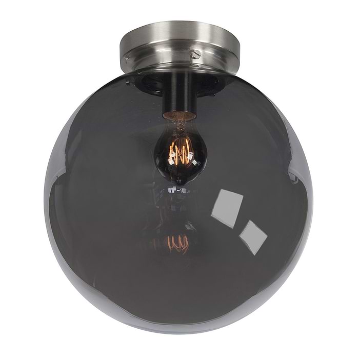 Glas Globe 30cm -  Smoke - Serie Globe - Lampen glas - High Light - G186119