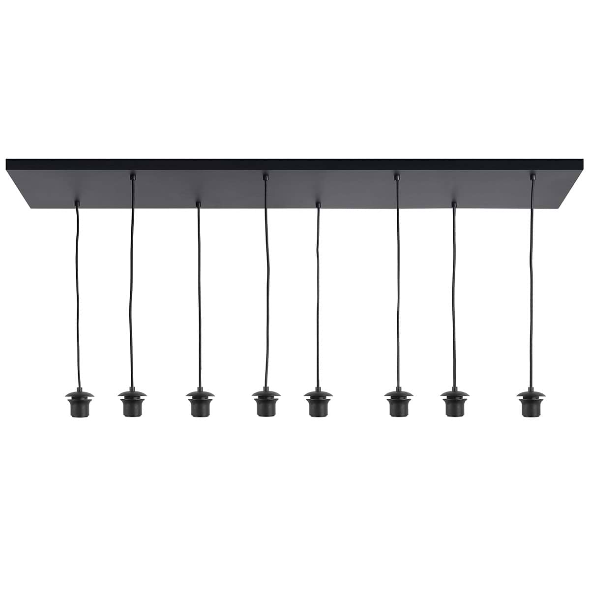 Hanglamp 130 cm -  X 35 cm -  lichts 8 X E27 Fantasy zonder glas of kap - Hanglamp - High Light - O104701