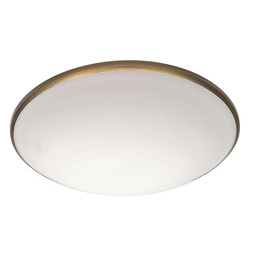 Plafonnier Art 30cm Opaal - Brons - Serie Art Opaal - Plafondlamp - Plafonnier - High Light - P608232