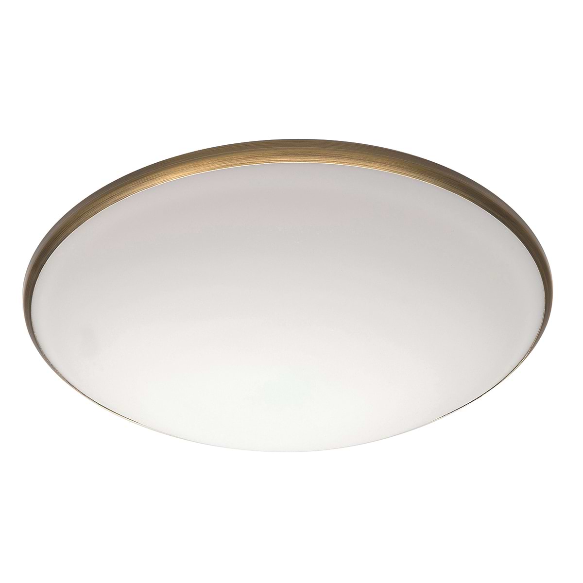 Plafonnier Art 30cm Opaal - Brons - Serie Art Opaal - Plafondlamp - Plafonnier - High Light - P608232