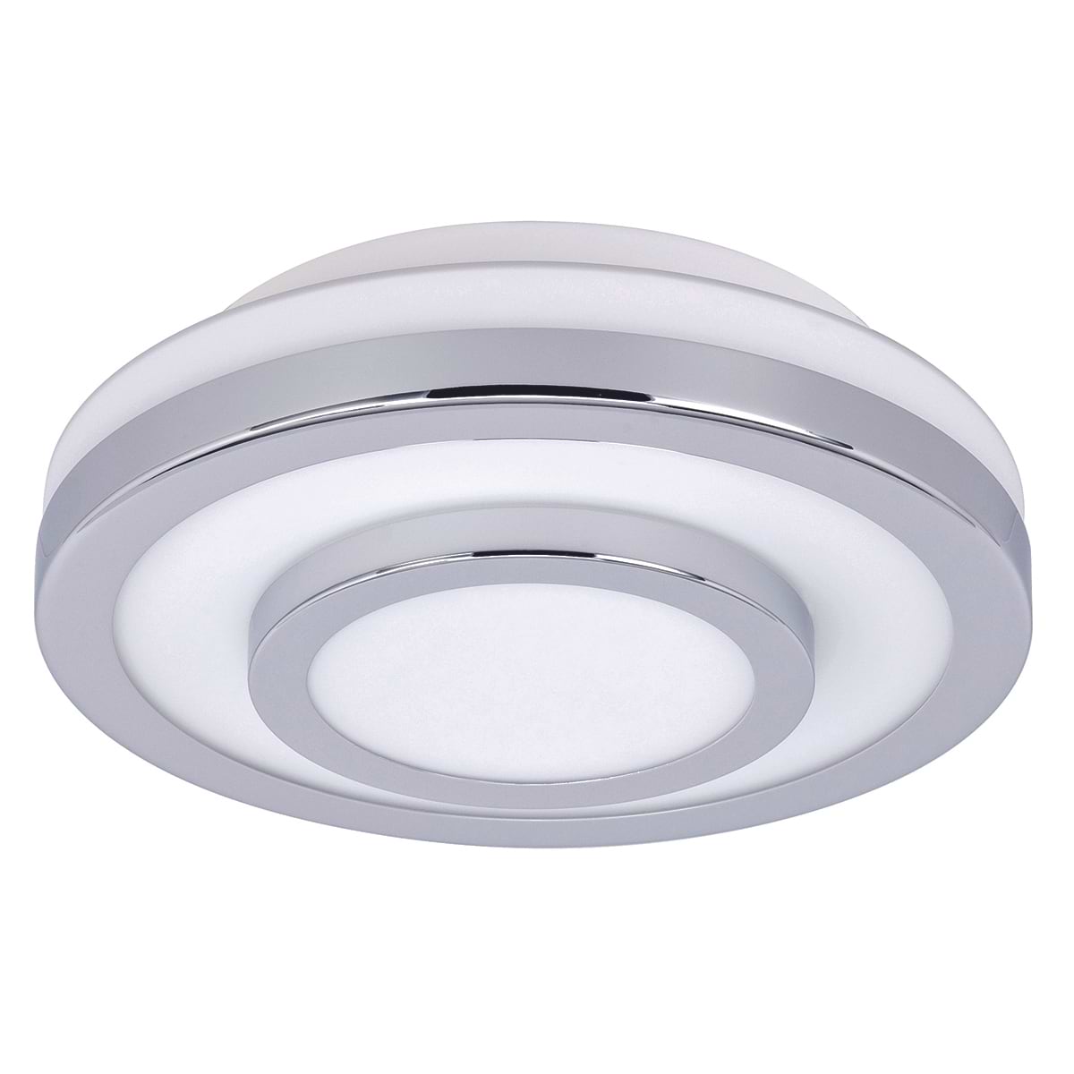Plafonnier Master 335 E27 Chroom + glas Opaal - Serie Master Opaal - Plafondlamp - Plafonnier - High Light - P611337