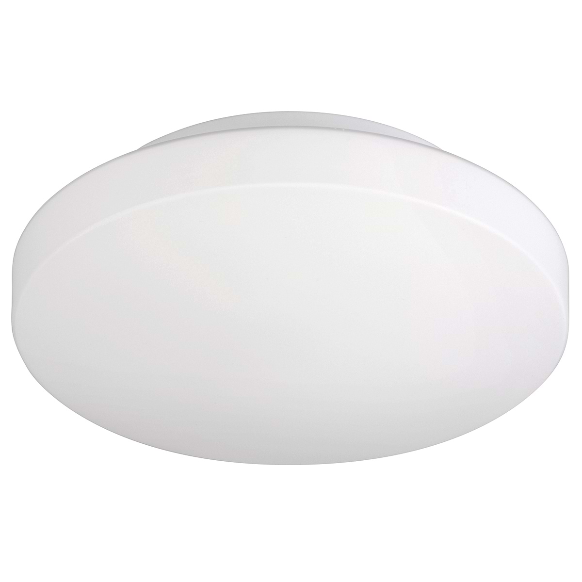 Badkamer plafonnier (zone 2 en 3) Urban 26 cm -  E27 Wit + glas Opaal IP44 - Serie Urban - Plafondlamp - Plafonnier - High Light - P654000