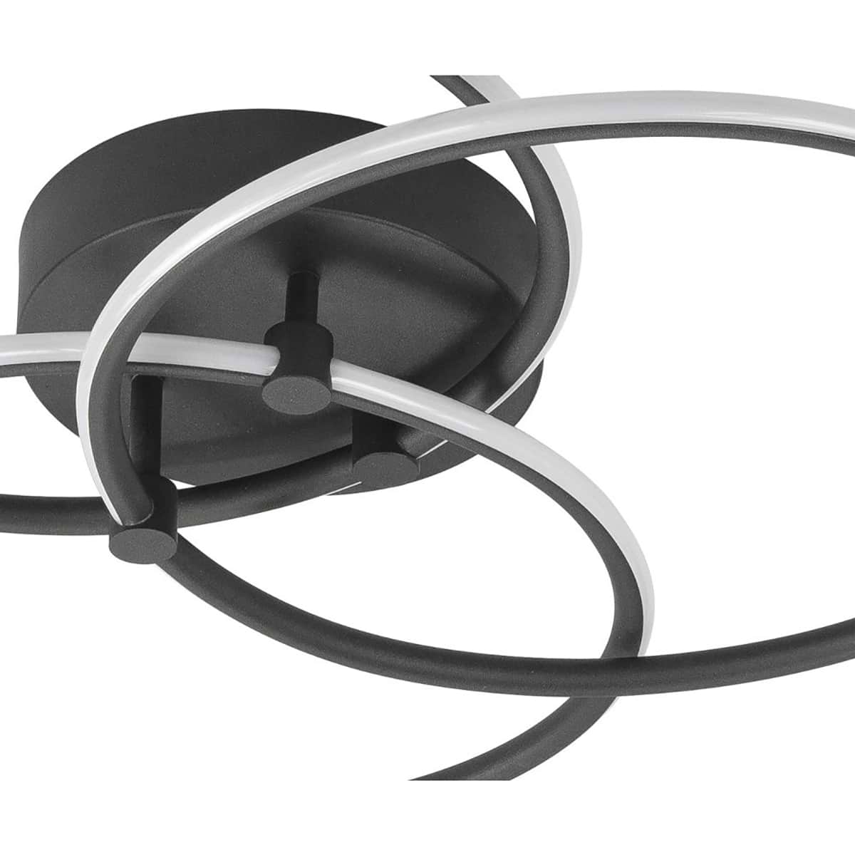 Plafonnier Circles 3 X 7W 2700K Mat Zwart + 3 stappendimmer - Serie Circles - High Light - P659301