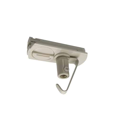 Adapter voor hanglamp voor witte spanningrail -  Deze adapter voor een hanglamp maakt onderdeel uit van de moderne railverlichting RSWebo-1 van High Light -  Dit moderne 1 fase railsysteem van Highlight  kunt u geheel zelf samenstellen -  Het systeem RSWebo-1 beschikt over verschillende lengtes spanningrail - over cilinder en retro bol spots - allerlei koppelstukken - verbinders - bochten en zelfs een adapter voor een eventuele hanglamp -  De set is geheel op maat door u samen te stellen - aan elkaar te koppelen en te voorzien van het gewenste aantal spots - maar in onze shop verkopen we ook een paar complete sets met of drie of vier spots -  Het hele systeem is leverbaar in de kleuren mat zwart en wit -  Alle items in onze webshop met code RSWebo-1 - passen bij elkaar -  De spots zijn te verschuiven - draaibaar en kantelbaar -  De aansluitvoeding zit aan het begin van de rail daar zit ook het kroonsteentje om de aansluiting te maken -  De spots binnen de serie RSWebo-1 zijn geschikt voor een GU10 LED lichtbron van maximaal 35 Watt -  De spots zijn ook dimbaar te maken met een externe wanddimmer (exclusief) -  O5115 - 00