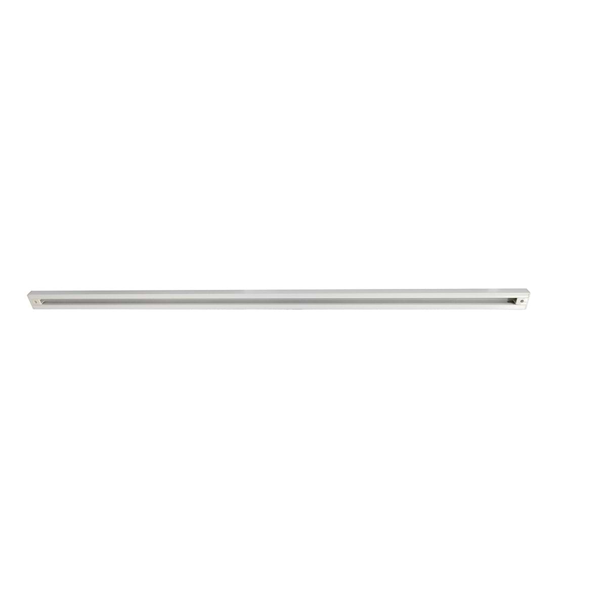 Witte spanningrail van 100 cm lengte - een breedte van 3