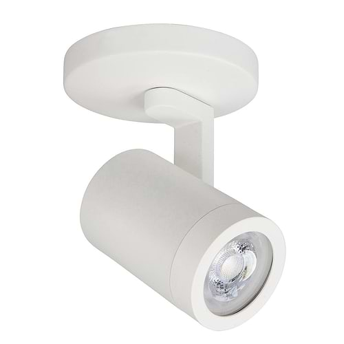 Halo spot - plafondspot - opbouwspot GU10 LED rond Mat Wit zonder lampen - Serie Halo GU10 LED - Spots - High Light - S714500