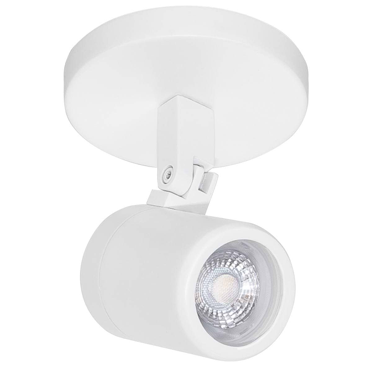 Badkamer spot (zone 2 en 3) Rain spot 1-lichts - opbouwspot - plafondspot - wandspot - plafondlamp met spot - GU10 LED IP44 Mat Wit zonder lamp - Serie Rain - Spots - High Light - S737000