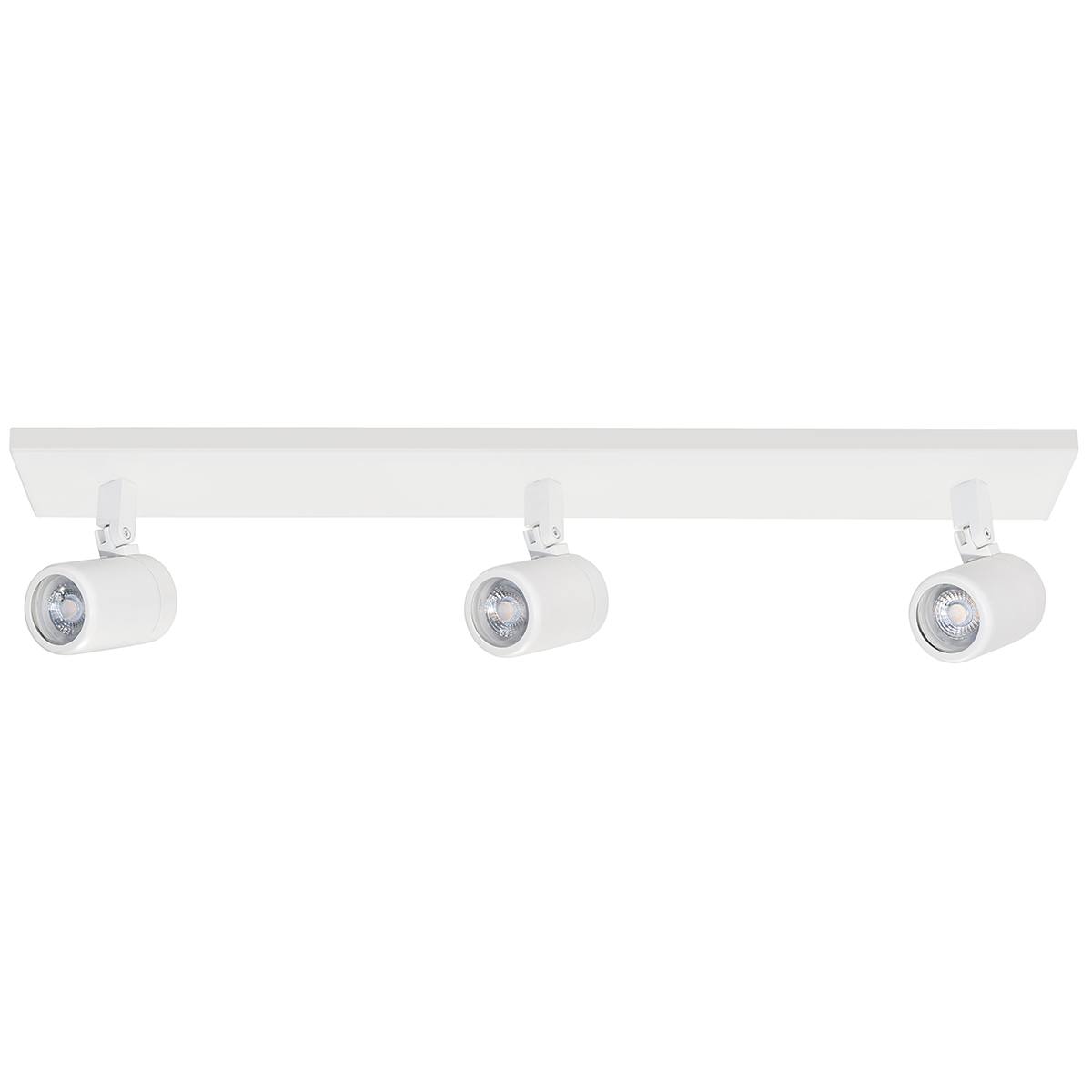 Badkamer spot (zone 2 en 3) Rain spot 3-lichts - plafondlamp met drie spots - GU10 LED balk IP44 Mat Wit zonder lampen - Serie Rain - Spots - High Light - S737600