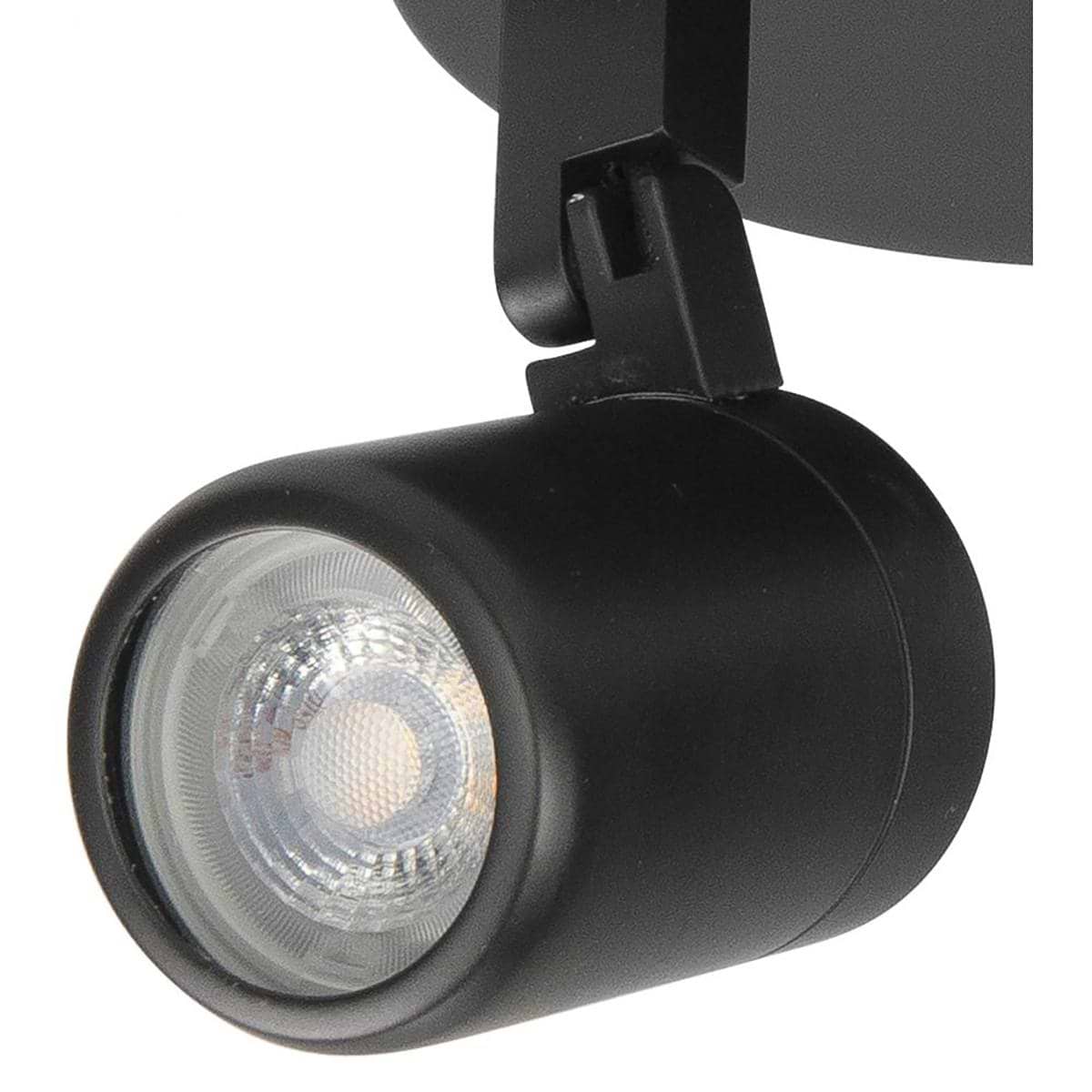 Rain spot 3 X GU10 LED balk IP44 Mat Zwart zonder lamp - Serie Rain - High Light - S737601