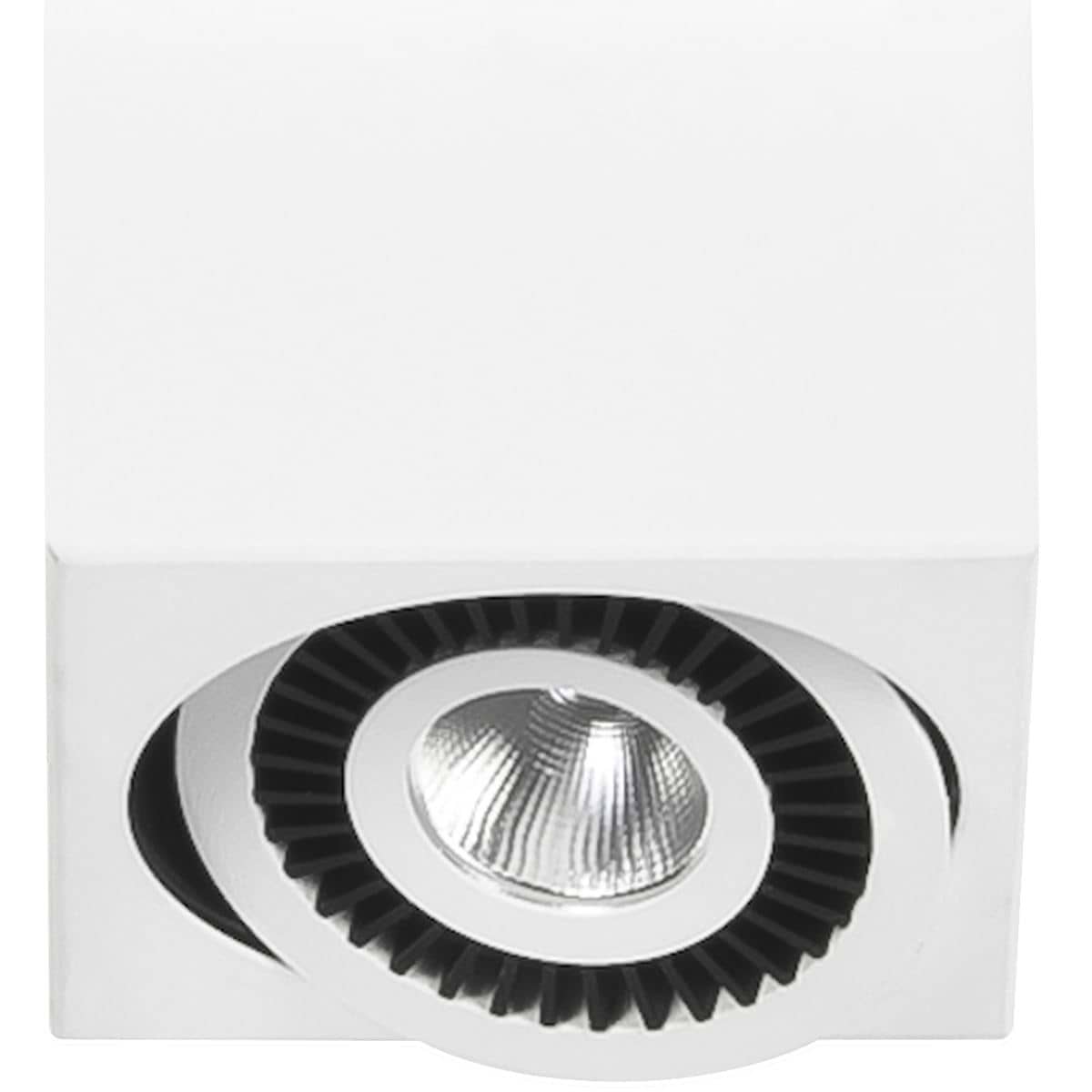 Spot Eye - opbouwspot - plafondspot - 5W Vierkant LED Mat Wit Dimbaar - Serie Eye - Spots - High Light - S742500
