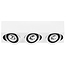Spot Eye - plafondlamp met drie spots - 3 X 5W Rechthoek LED Mat Wit Dimbaar - Serie Eye - Spots - High Light - S742700
