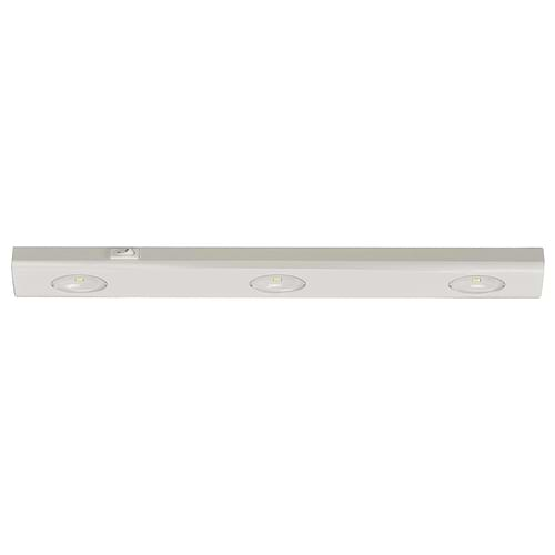 Keukenkast verlichting - onderbouw - werkbladverlichting - onderbouwverlichting - meubelarmatuur 40 cm -  Wit 3 x 1W Led - Serie Meubelarmatuur - Spots - High Light - S790500