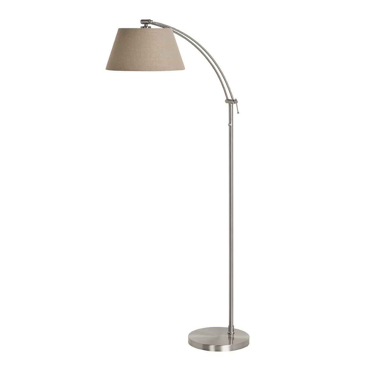 Vloerlamp New Read E27 Nikkel-Mat zonder kap+memorydimmer - Serie New Read - Vloerlamp - High Light - V231330