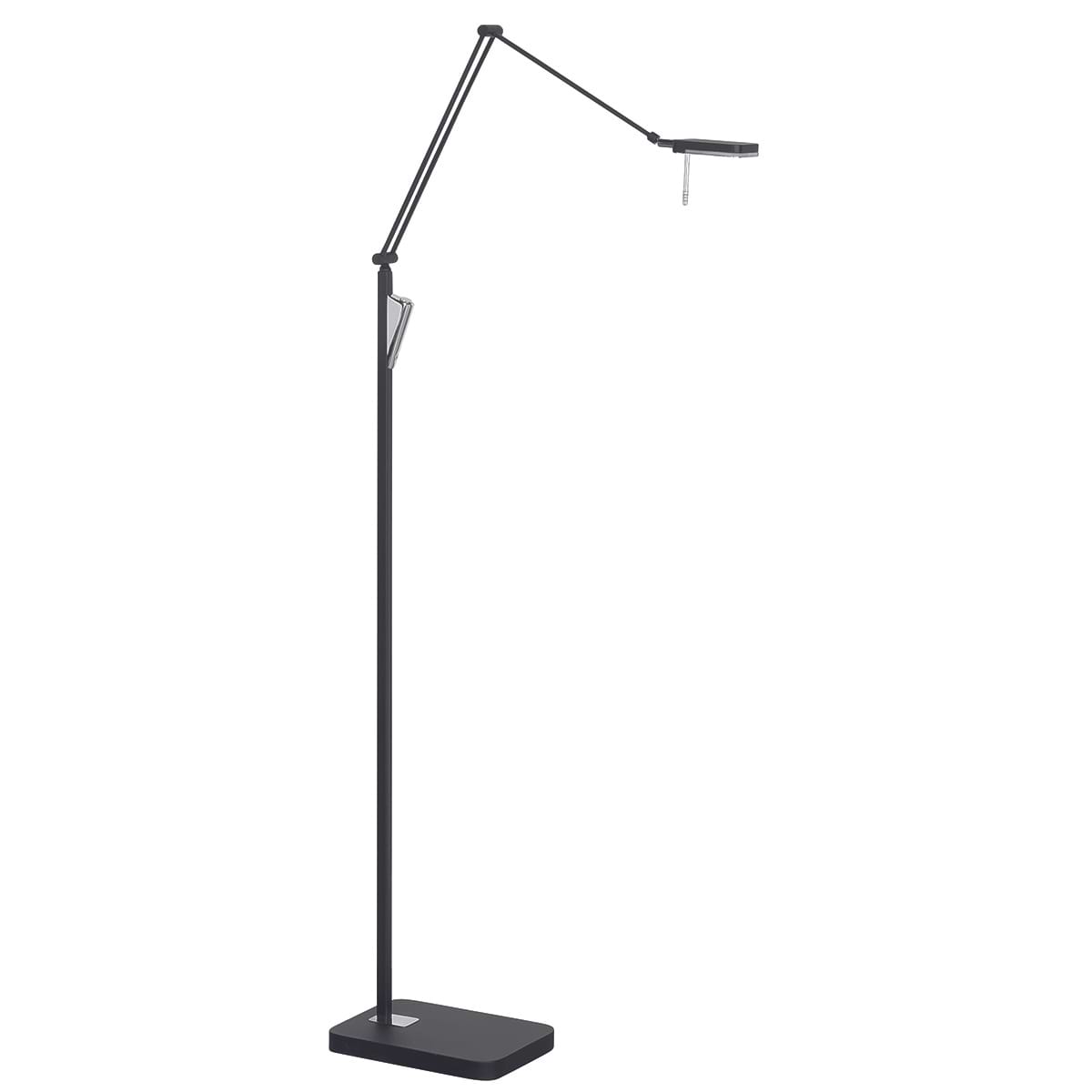 Vloerlamp Bolzano 8W LED Mat Zwart + dimmer - Serie Bolzano - Vloerlamp - High Light - V430501