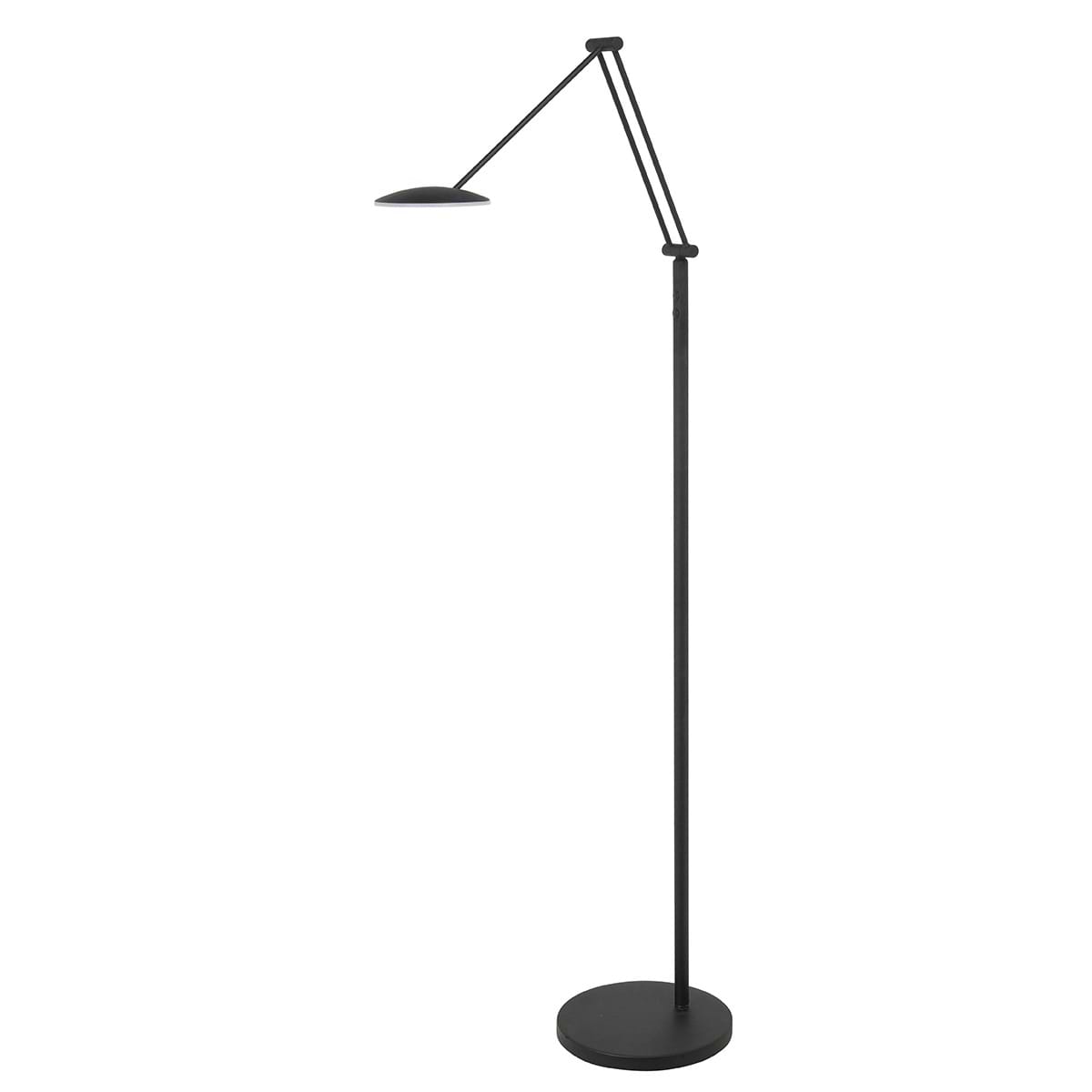 Vloerlamp Sapporo 10W LED 2200 - 2700K Mat-Zwart - Serie Sapporo - Vloerlamp - High Light - V441601