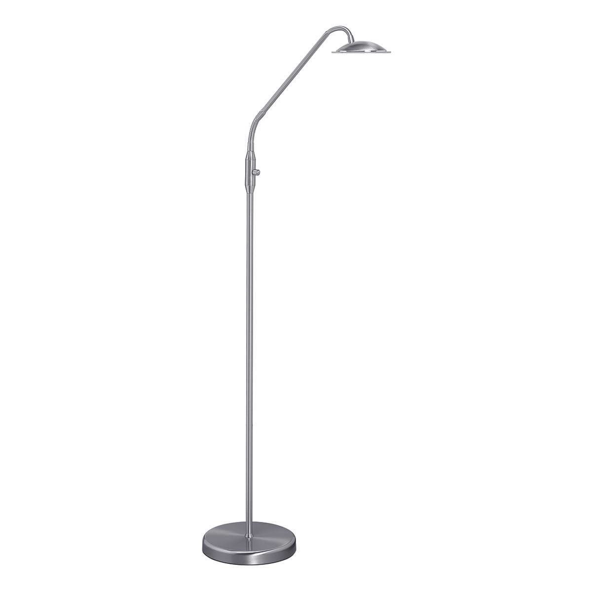 Vloerlamp Jupiter 6W LED Nikkel-Mat dimbaar - Serie Jupiter - Vloerlamp - High Light - V471030