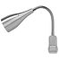 Wandlamp Stekkerspot - bedlamp - leeslamp - Elite Aluminium - Serie Elite - Wandlamp - High Light - W301330
