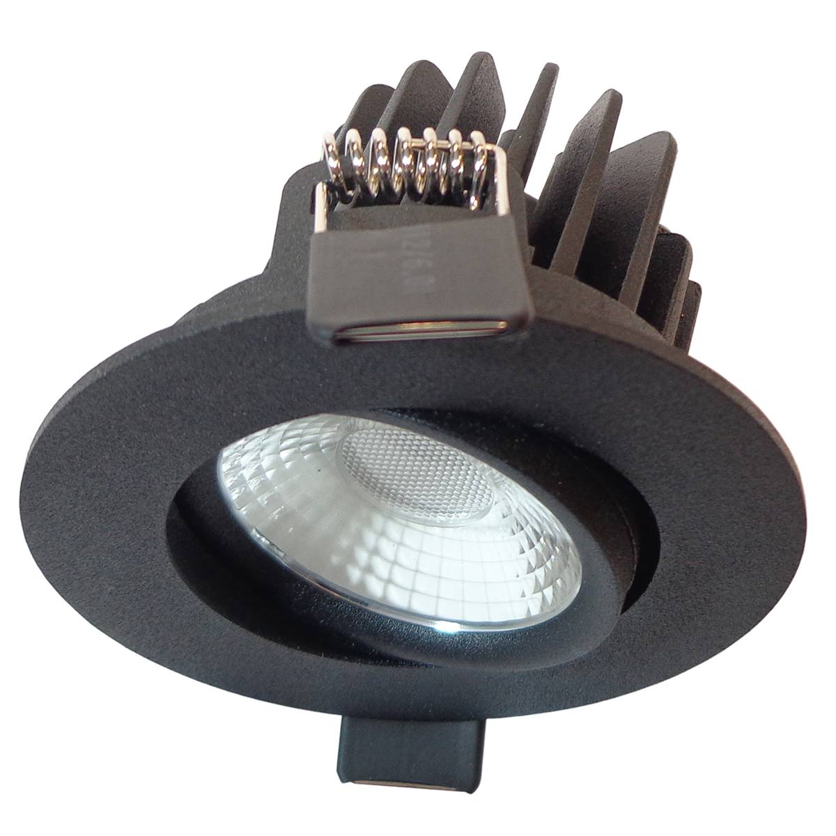 Inbouwspot badkamer en beschutte plaatsen buiten - dimbaar LED - DL - zwart rond dimbaar instelbaar - kantelbaar - kantelbaar 8W IP44 2700K 36º - serie VENICE - ART DELIGHT. Deze badkamerspot is exclusief de benodigde driver. Deze driver kunt u direct in onze webshop erbij bestellen: Driver Tridonic 10w Dimbaar - artikelnummer 87500273. U heeft 1 driver per spot nodig. - DL 2208 BL