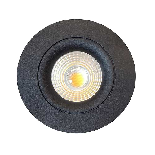 Inbouwspot badkamer en beschutte plaatsen buiten - dimbaar LED - DL - zwart rond dimbaar vast 8W IP44 2700K 36º - serie VENICE - ART DELIGHT. Deze badkamerspot is exclusief de benodigde driver. Deze driver kunt u direct in onze webshop erbij bestellen: Driver Tridonic 10w Dimbaar - artikelnummer 87500273. U heeft 1 driver per spot nodig. - DL 2108 BL