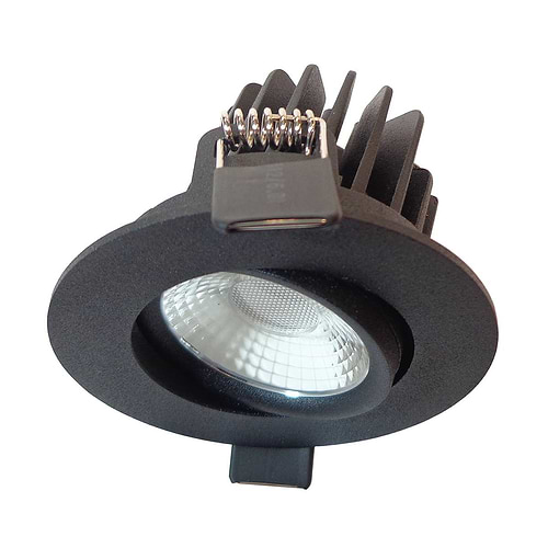 Inbouwspot badkamer en beschutte plaatsen buiten - dimbaar LED - DL - zwart rond dimbaar instelbaar - kantelbaar - kantelbaar 8W IP44 2700K 36º - serie VENICE - ART DELIGHT. Deze badkamerspot is exclusief de benodigde driver. Deze driver kunt u direct in onze webshop erbij bestellen: Driver Tridonic 10w Dimbaar - artikelnummer 87500273. U heeft 1 driver per spot nodig. - DL 2208 BL