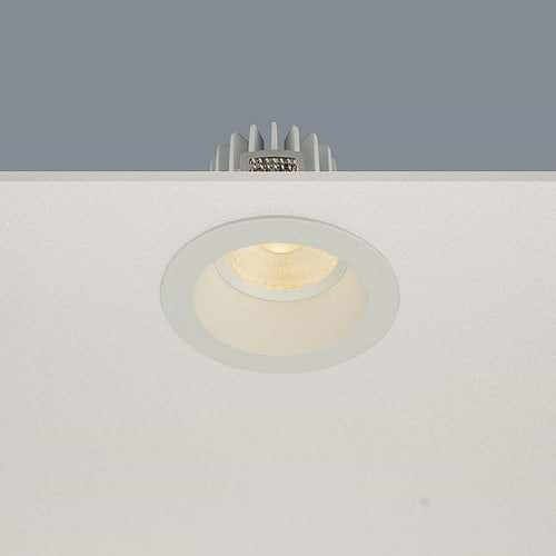 Inbouwspot badkamer en beschutte plaatsen buiten - dimbaar LED - DL - wit rond verzonken dimbaar vast 8W IP44 2700K 36º - serie VENICE - ART DELIGHT. Deze badkamerspot is exclusief de benodigde driver. Deze driver kunt u direct in onze webshop erbij bestellen: Driver Tridonic 10w Dimbaar - artikelnummer 87500273. U heeft 1 driver per spot nodig. - DL 2308 WH