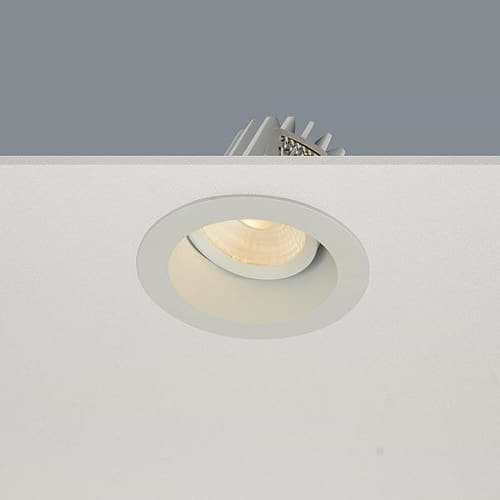 Inbouwspot badkamer en beschutte plaatsen buiten - dimbaar LED - DL - wit rond verzonken dimbaar - kantelbaar 8W IP44 2700K 36º - serie VENICE - ART DELIGHT. Deze badkamerspot is exclusief de benodigde driver. Deze driver kunt u direct in onze webshop erbij bestellen: Driver Tridonic 10w Dimbaar - artikelnummer 87500273. U heeft 1 driver per spot nodig. - DL 2408 WH