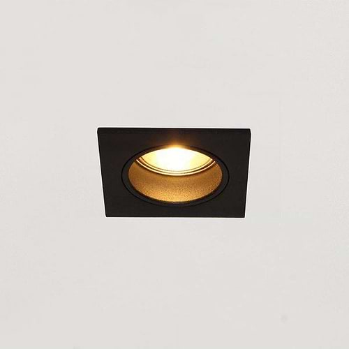 Inbouwspot - DL - zwart GU10 50mm Class II GU10 connection box&metal bracket - serie VENICE - ART DELIGHT - DL2708 GU10 BL
