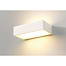 Buiten wandlamp of badkamer wandlamp - IP54 - wandlamp wit "Eindhoven" LED - ART DELIGHT. Dimbare LED buiten wandlamp of voor op de badkamer. De lamp is voorzien van twee geïntegreerde LED lichtbronnen en schijnt het licht naar boven en naar beneden langs de muur. De afmeting is lxbxh: 18 -2x10x5 cm. Het materiaal is aluminium en glas.  - WL EINDH150 WI LED