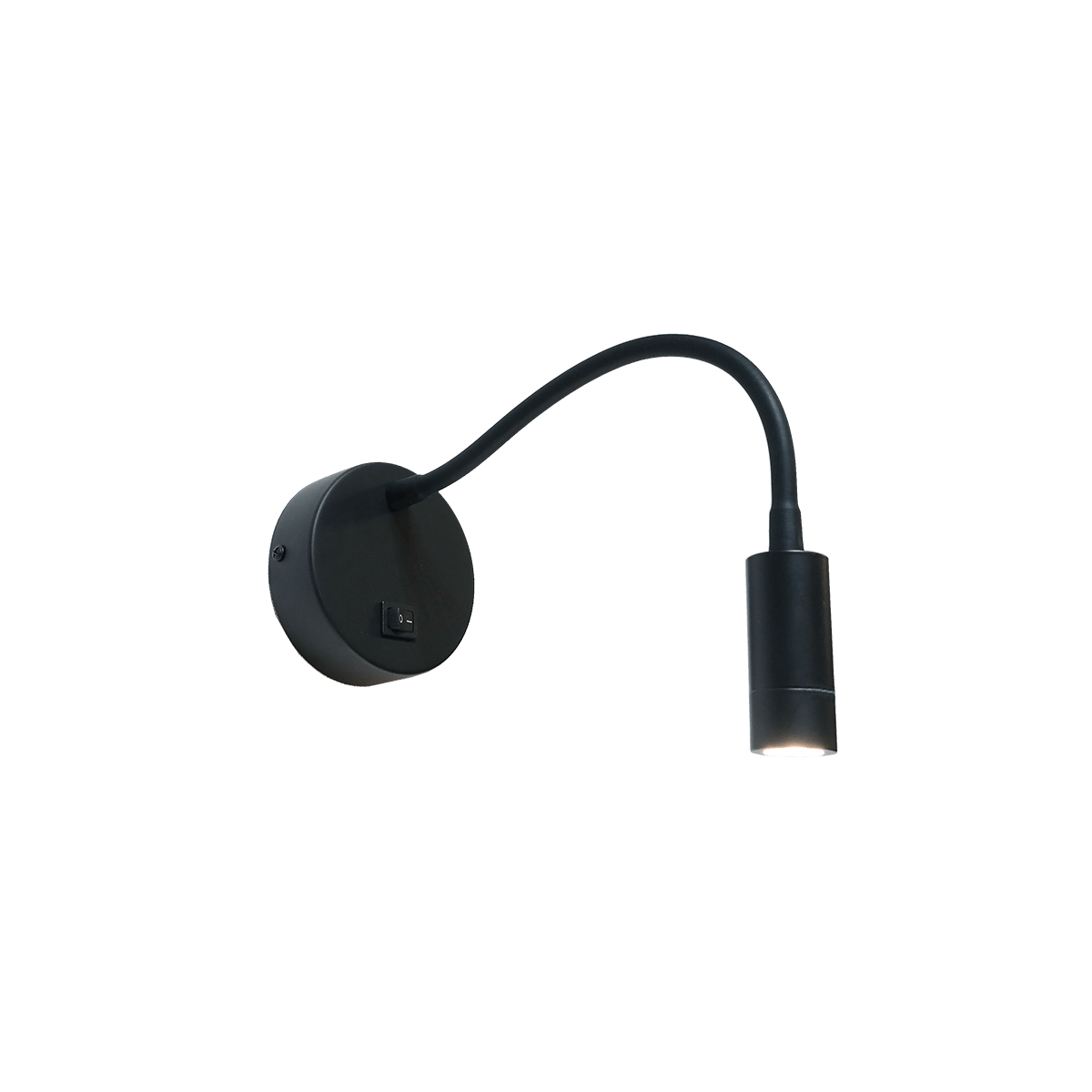 Wandlamp zwart "Flexi-C" 34cm 3W LED 3000K 330lm incl. easy connector - ART DELIGHT - WL FLEXI-C LED ZW