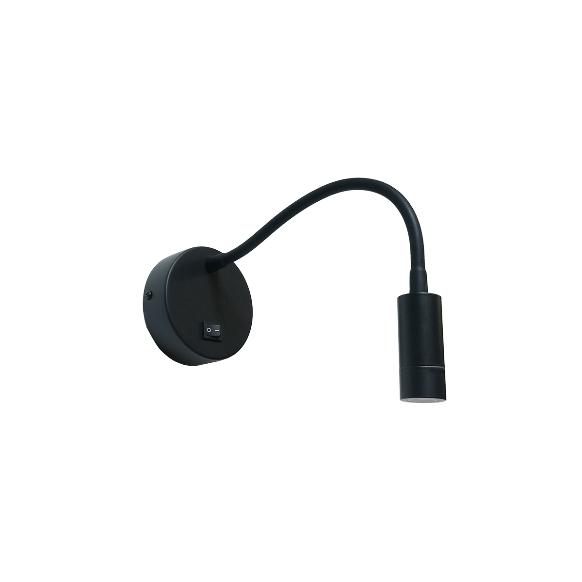 Wandlamp zwart "Flexi-C" 34cm 3W LED 3000K 330lm incl. easy connector - ART DELIGHT - WL FLEXI-C LED ZW