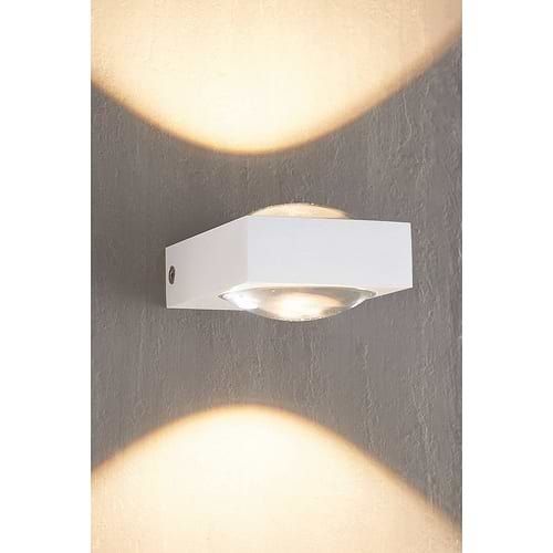 Wandlamp wit "Jena" LED 2x3W 2700K 2x176lm - ART DELIGHT - WL JENA WI