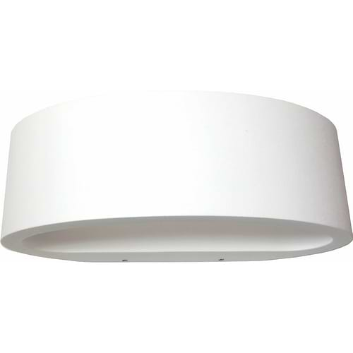 Badkamer of buiten wandlamp wit 1-lichts "Sharp" 19cm breedte - IP54 LED 7 -2W 2700K 830lm - ART DELIGHT - WL SHARP WI