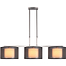 Hanglamp 3-lichts 'Tessuto' Staal FREELIGHT - H 7303 S