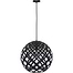 Hanglamp 'Emma' Bol 50cm Zwart FREELIGHT - H 9550 Z