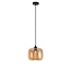 Hanglamp amber 1-lichts "Preston" Ø24cm amber/glas E27 - ART DELIGHT