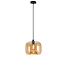 Hanglamp amber 1-lichts "Preston" Ø28cm amber/glas E27 - ART DELIGHT
