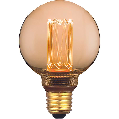 5W LED bol gold 8cm E27 1800K 3 standen FREELIGHT - L503G