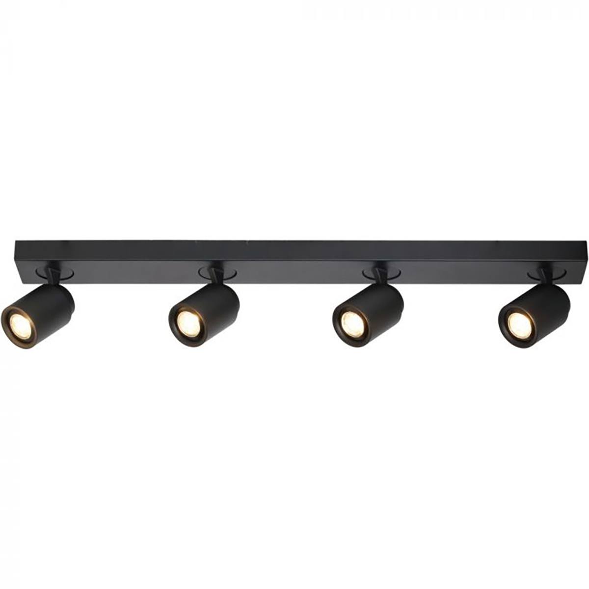 Opbouwspot Razza zwart 76cm 4-lichts FREELIGHT - PL1541Z
